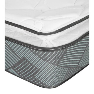Foto 4 | Colchón Spring Air Baggio Azul Matrimonial +protector Ultra + Sabanas Basic