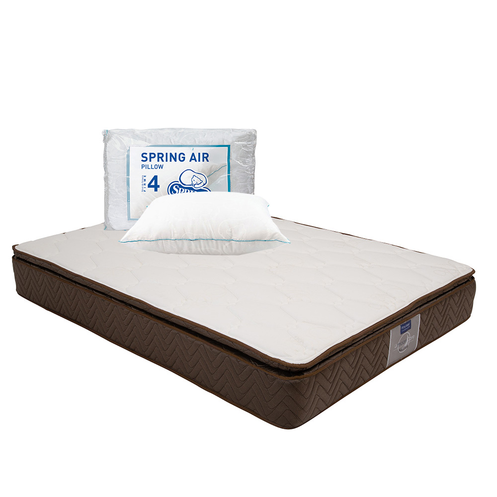 Colchón Restonic Nautilus Café King Size + Almohada Oso