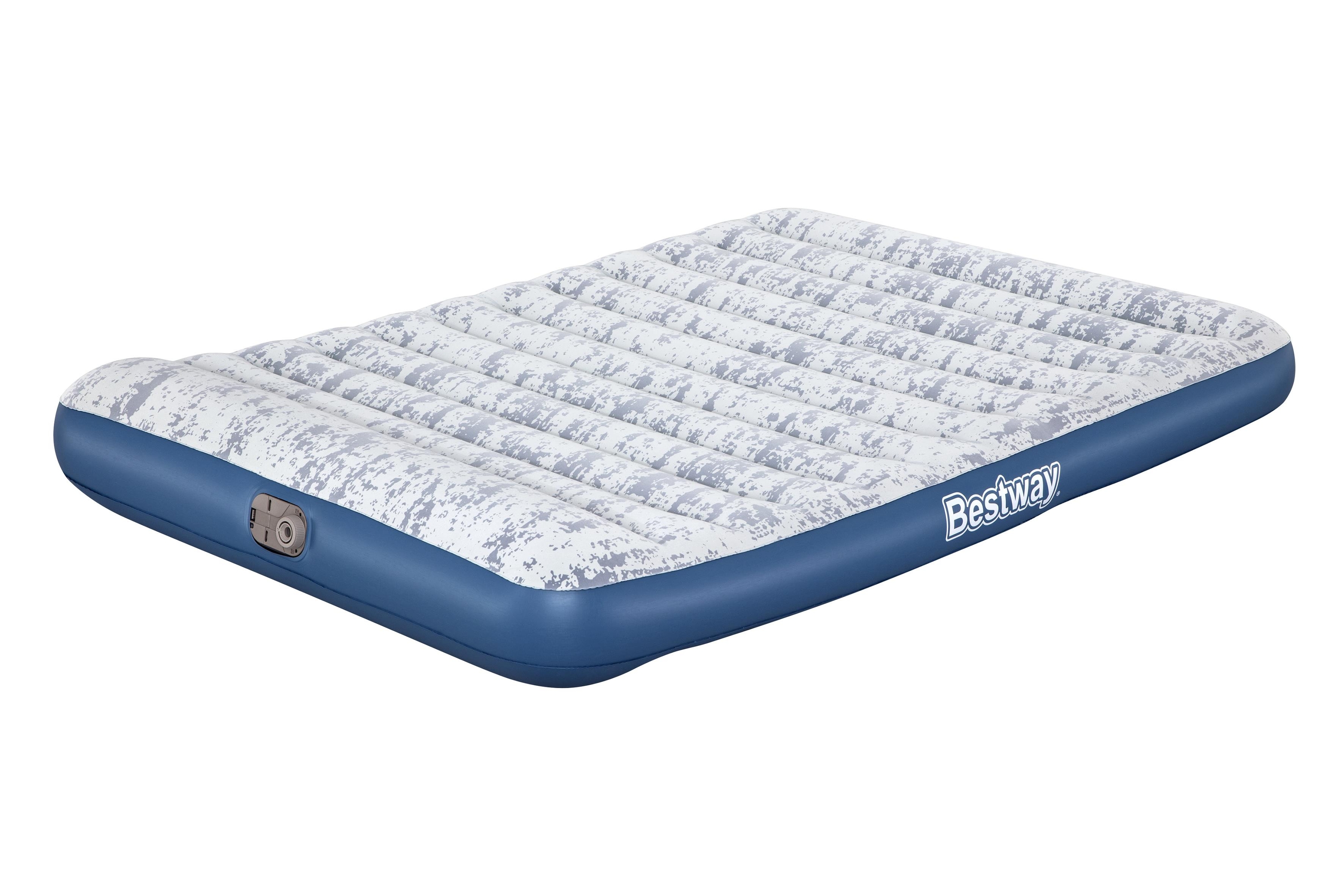 Foto 2 pulgar | Colchon Adulto 2.03m X 1.52m X 30cm Tritech Airbed Queen Fashion Flock Built In Ac Pump Garantia 15 Dias Por Defe