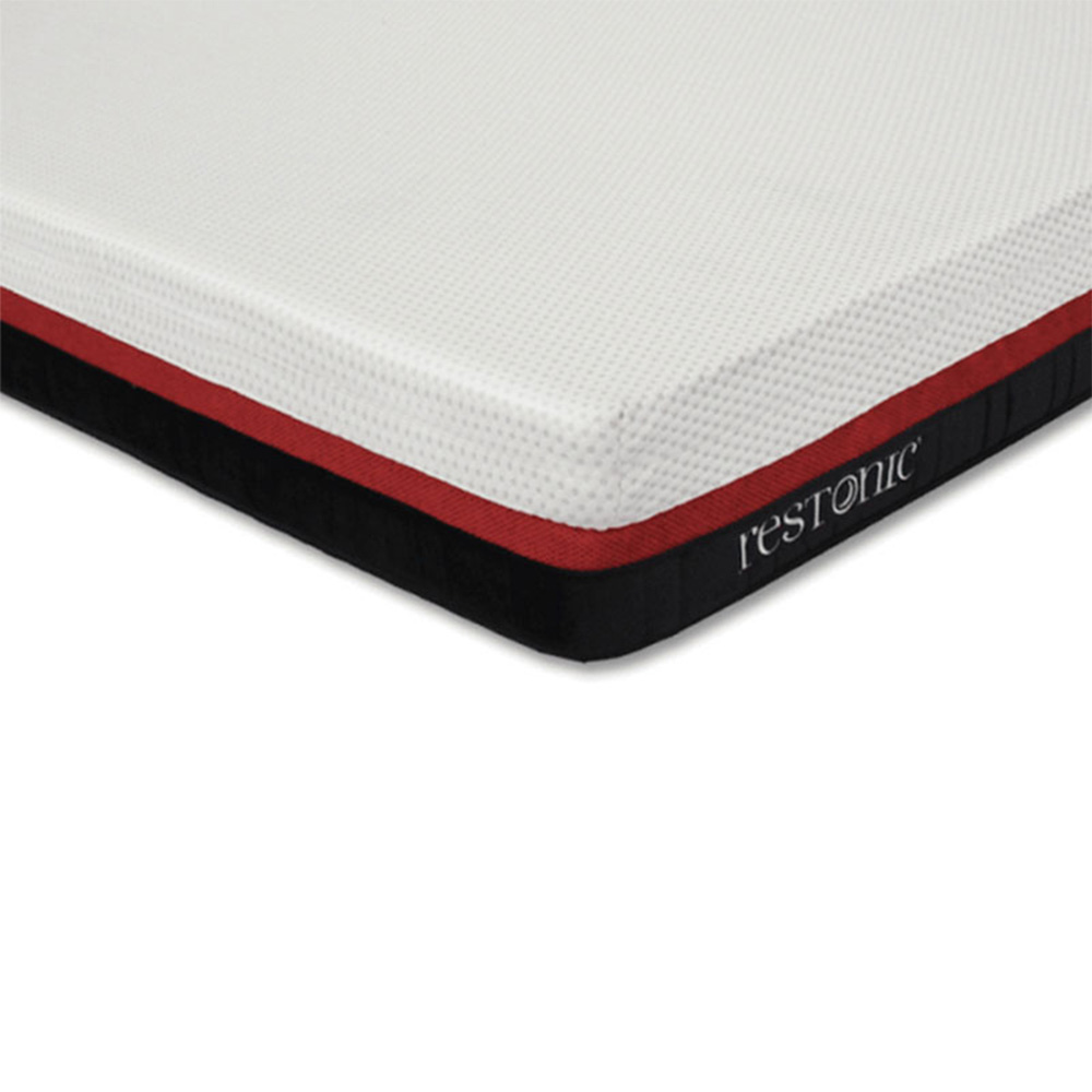 Foto 4 | Colchón Restonic Roll Rojo Queen Size + Protector Ultra + 2 Almohadas Osos