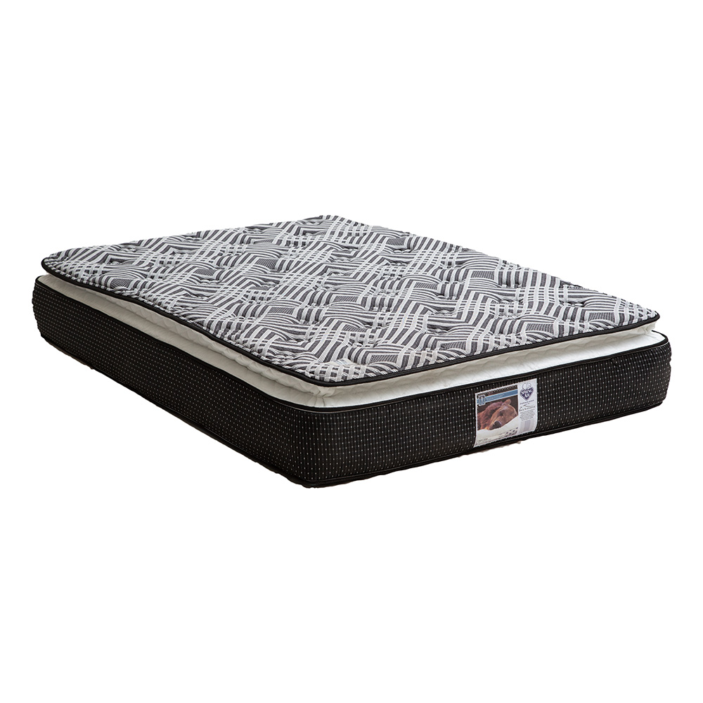 Foto 3 | Colchón Sprig Air Omega Negro Matrimonial + 2 Almohadas Osos + Protector Ultra
