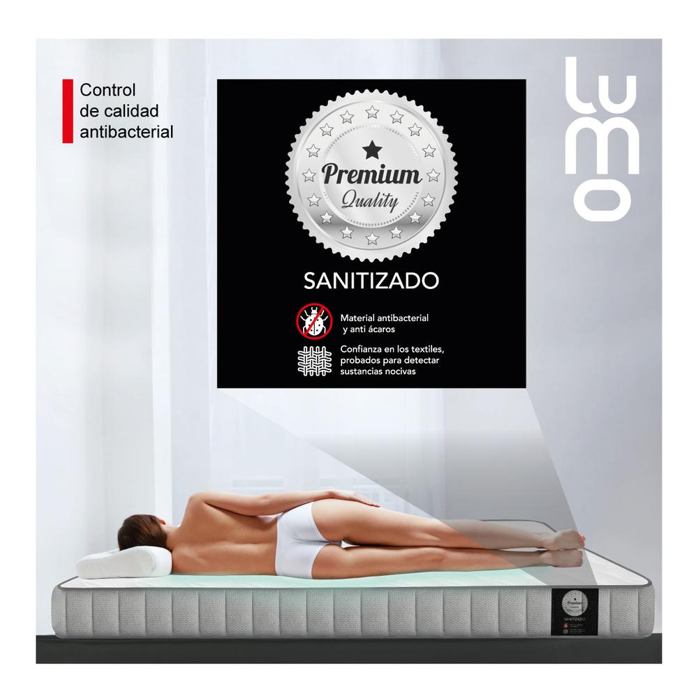 Foto 5 pulgar | Colchon Premium King Size Memory 25cm Transpirable En Caja