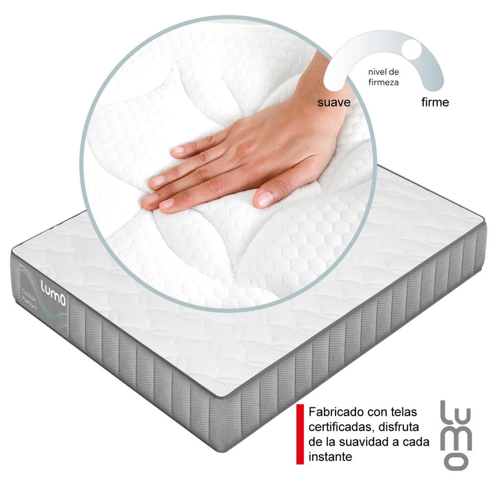 Foto 6 pulgar | Colchon Premium King Size Memory 25cm Transpirable En Caja