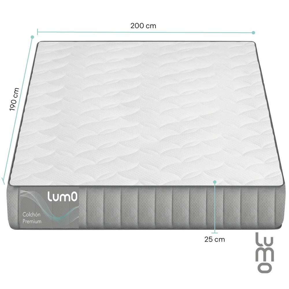 Foto 8 pulgar | Colchon Premium King Size Memory 25cm Transpirable En Caja