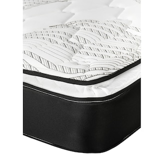 Foto 4 | Colchón Spring Air Premier Color Negro Matrimonial + Almohada Osos + Sábanas Basic