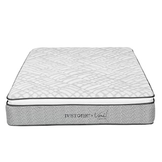Foto 2 | Colchón Restonic Vail Color Gris Matrimonial + 2 Almohadas Osos + Sábanas Basic