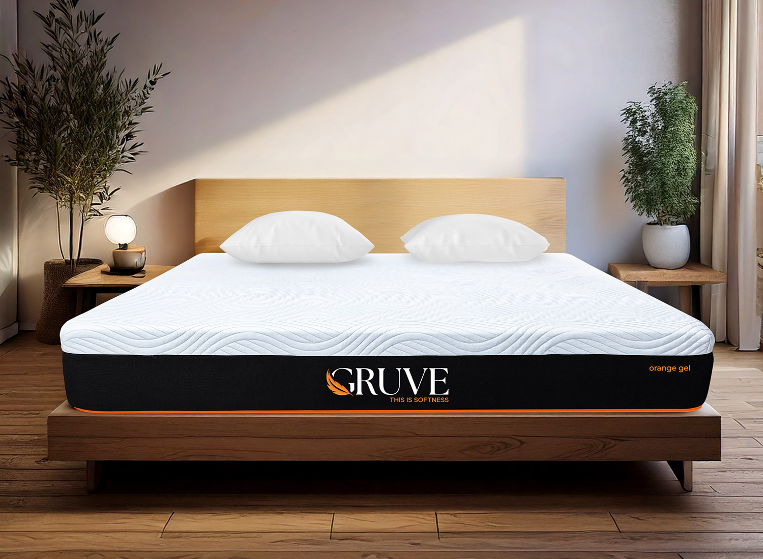 Foto 2 | Colchon En Caja King Size Gruve Orange Gel