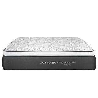 Foto 2 | Colchón Dicasa Trini Color Gris King Size + Almohada 2pack + Protector Cloud + Sabanas Softy