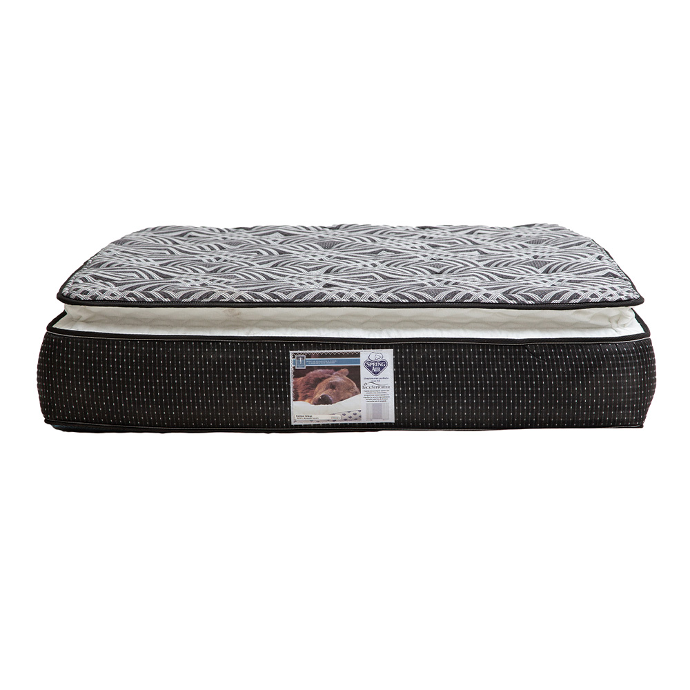 Foto 3 pulgar | Colchón Spring Air Omega Color Negro King Size + Almohada 2pack  + Sabanas Softy