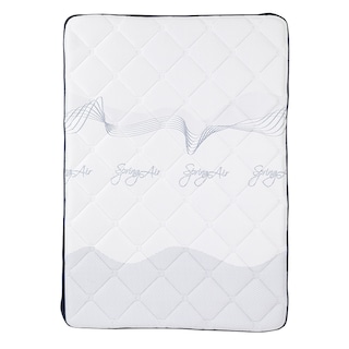Foto 4 | Colchón Spring Air Monaco Color Azul Queen Size + Almohada 2pack + Sabanas Softy