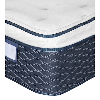 Foto 3 | Colchón Spring Air Dover Color Azul King Size + Almohada 2pack + Protector Cloud + Sabanas Softy