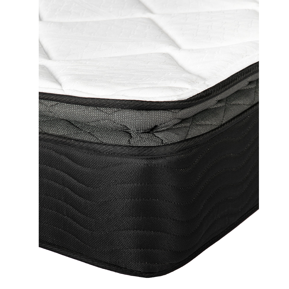 Foto 4 pulgar | Colchón Dicasa Legan Color Negro Matrimonial + Almohada 2pack  + Protector Cloud  + Sabanas Softy