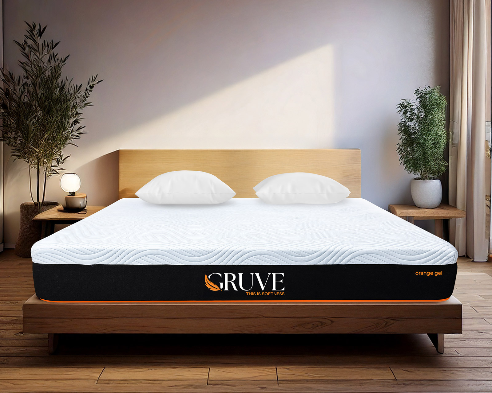 Foto 2 | Colchon En Caja Queen Size Gruve Orange Gel