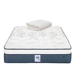 Foto 1 | Colchón Spring Air Cantabria Color Vivos Dorados King Size + Protector Ultra