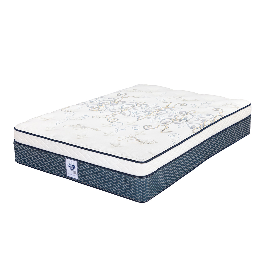 Foto 2 | Colchón Spring Air Cantabria Color Vivos Dorados Queen Size + Almohada Royal + Protector Ultra