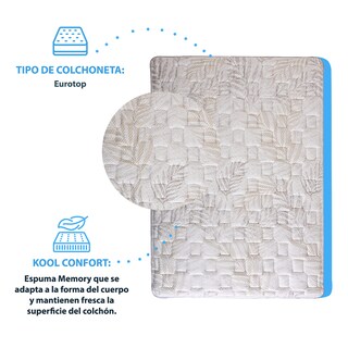 Foto 4 | Colchón Serta Haus Blanc Matrimonial