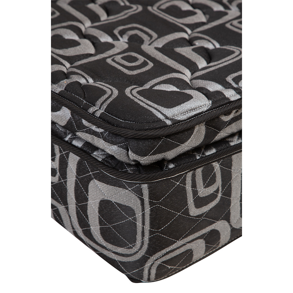 Foto 4 | Colchón Spring Air Morgán Color Negro Matrimonial + Sábanas Basic