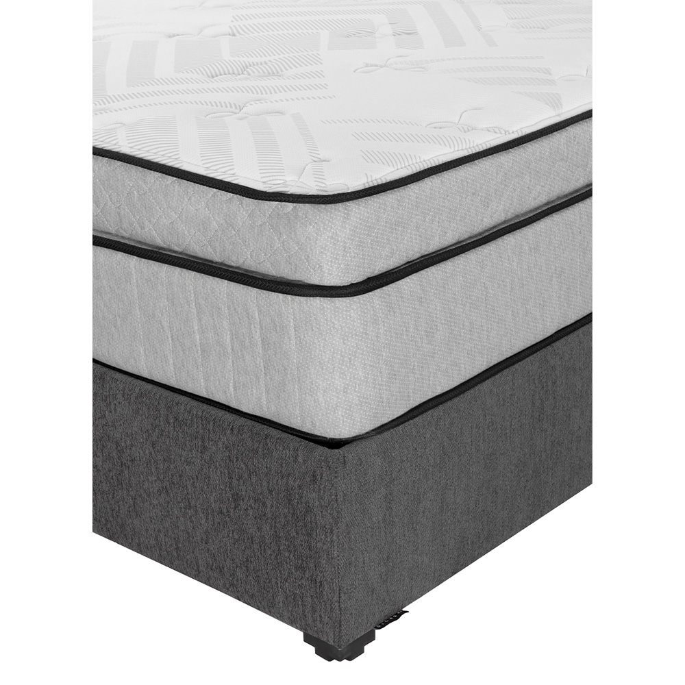 Foto 4 pulgar | Colchon Restonic Lipa Base Color Gris Carbon Matrimonial + Base Cama