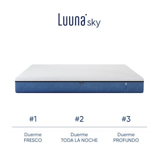 Foto 3 | Colchón Matriomonial Luuna Sky En Caja, Colchones Memory Foam, 24cm De Alto, Garantía 10 Años