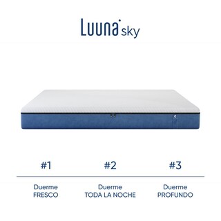 Foto 3 | Colchón King Size Luuna Sky En Caja, Colchones Memory Foam, 24cm De Alto, Garantía 10 Años