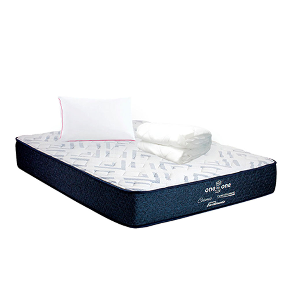 Foto 1 | Colchón Cosmic Individual+1 Almohada Relief+1 Protector Sleep Dry Individual