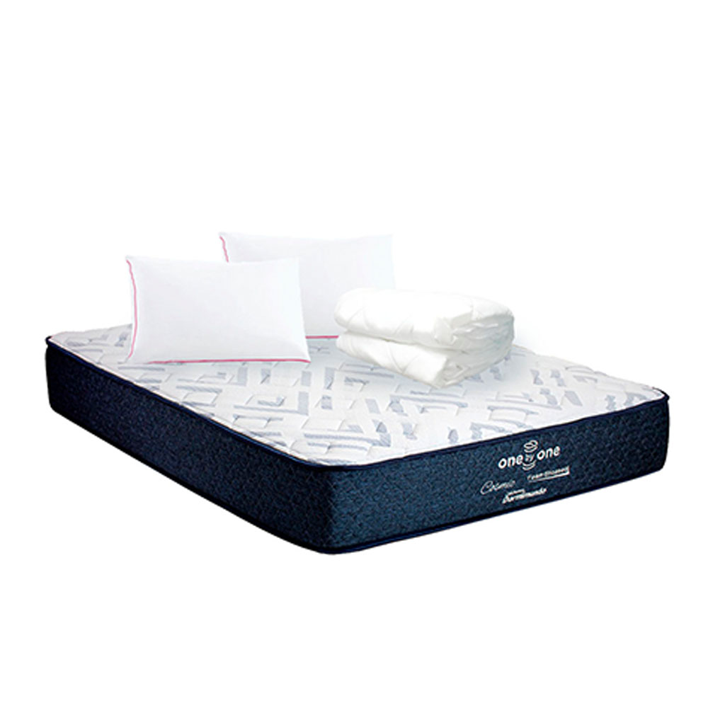 Foto 1 | Colchón Cosmic King Size+2 Almohada Relief+1 Protector Sleep Dry King Size