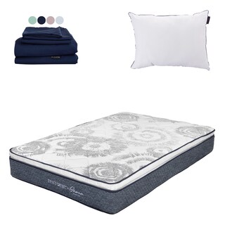 Foto 1 | Colchón Restonic Ghana Color Blanco King Size + Almohada One + Sábanas Softy