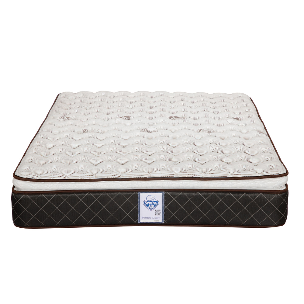 Foto 2 | Colchón Spring Air Minesota Color  Café Queen Size + Almohada 2pack + Edredón Homy