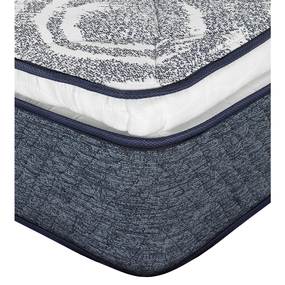 Foto 4 | Colchón Restonic Ghana Color Azul Matrimonial + Almohada Trinity + Sábanas Trinity