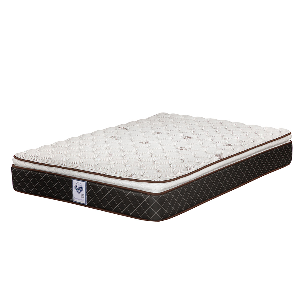 Foto 3 | Colchón Spring Air Minesota Color Café Queen Size + Almohada Osos + Protector Ultra