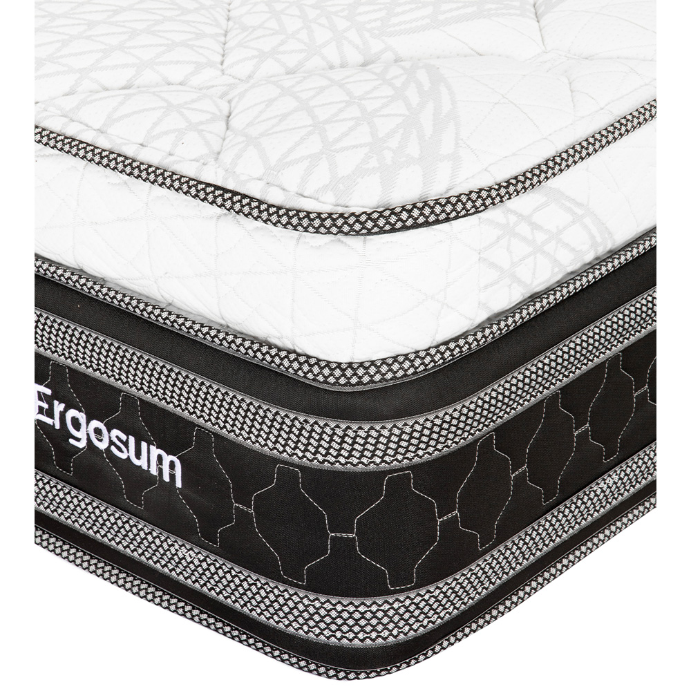 Foto 5 | Colchón Restonic Ergosum Color Negro Matrimonial + 2 Almohadas Trinity