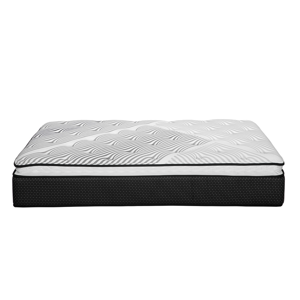 Foto 5 pulgar | Colchón Spring Air Alaska Color Negro Queen Size + Almohada 2pack + Edredon Homy