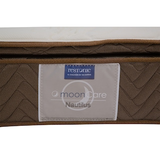 Foto 5 | Colchón Restonic Nautilus Color Café King Size + 2 Almohadas Trinity
