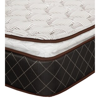 Foto 4 | Colchón Spring Air Minesota Color Café Queen Size + Almohada Royal Twin