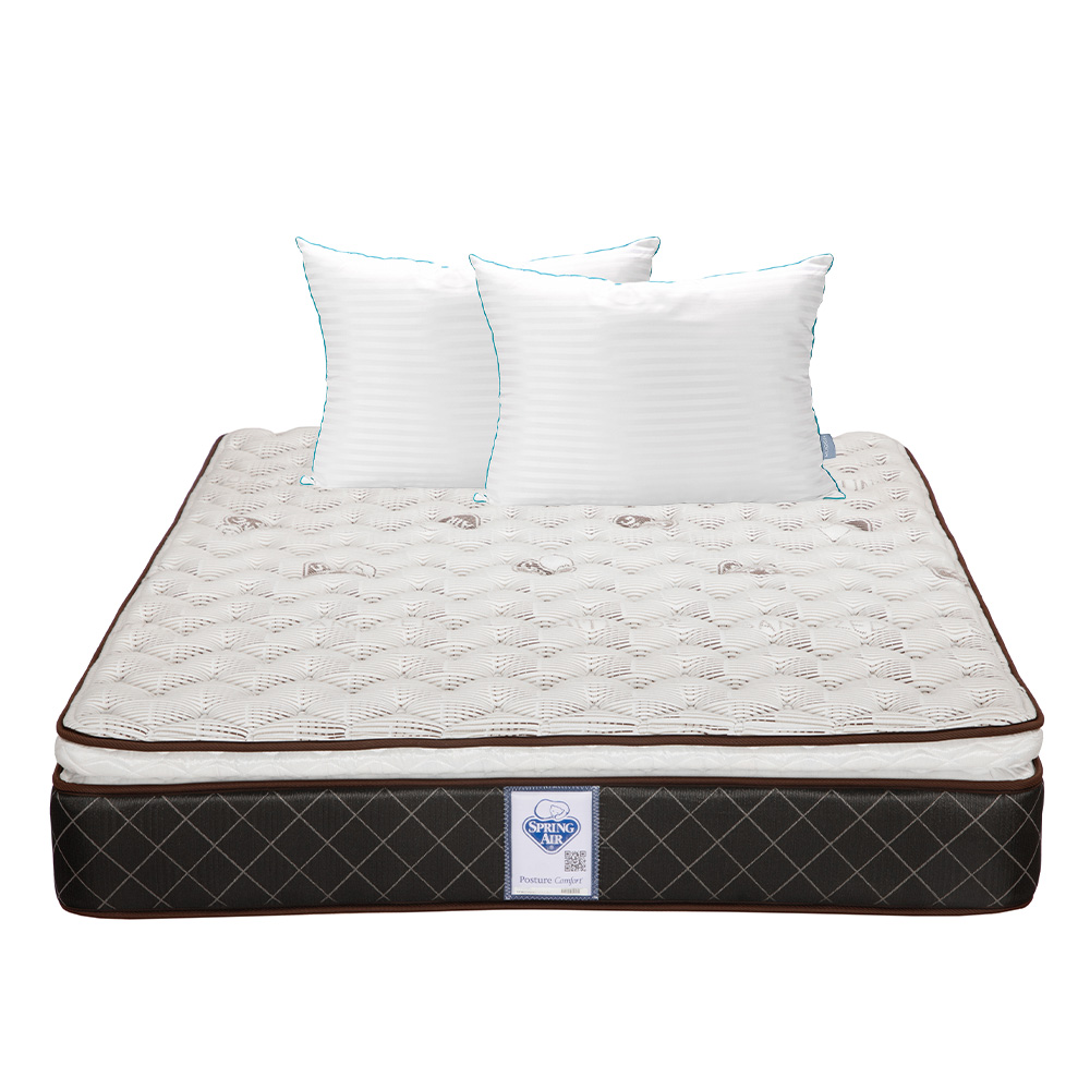 Foto 1 | Colchón Spring Air Minesota Color Café King Size + Almohada Royal Twin