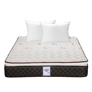 Foto 1 | Colchón Spring Air Minesota Color Café King Size + Almohada Royal Twin