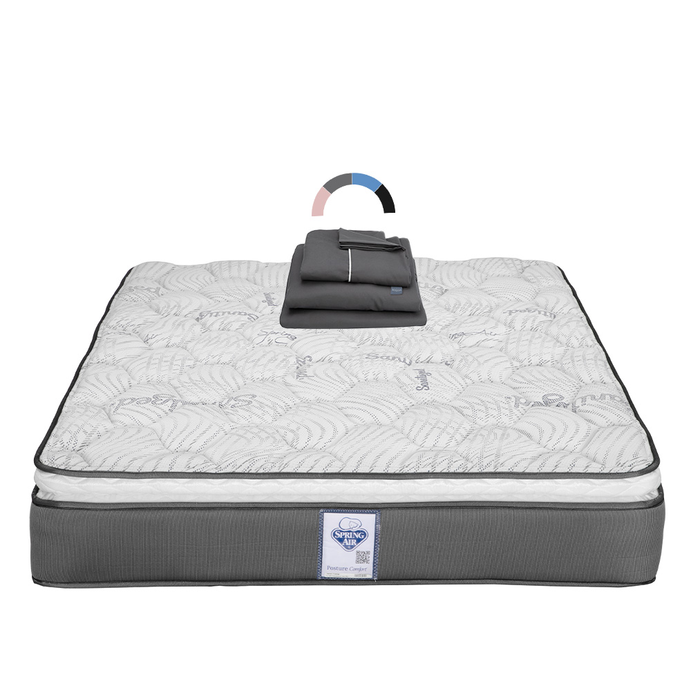 Colchón Spring Air Prestige + Sábanas Royal Individual