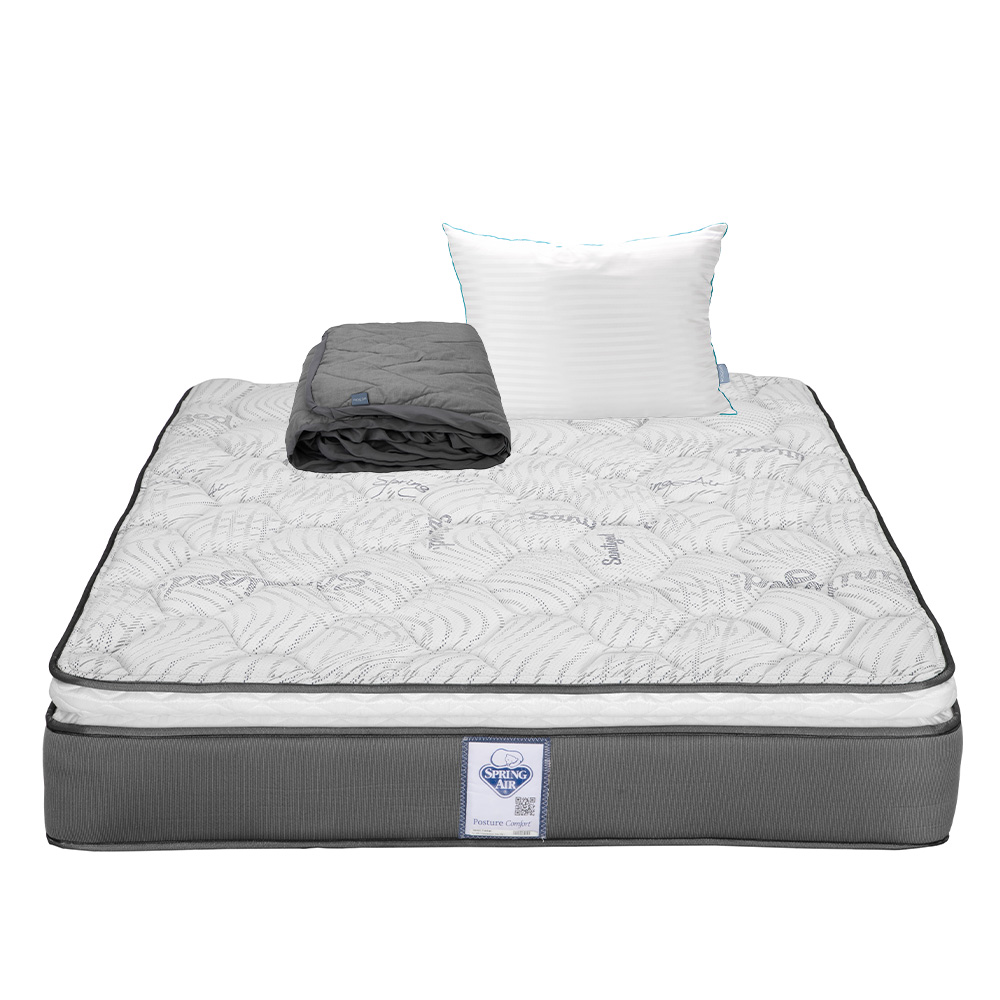 Foto 2 pulgar | Colchón Spring Air Prestige + Almohada Royal + Protector Lux Individual
