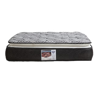 Foto 2 | Colchón Spring Air Omega Color Negro Matrimonial + Almohada One + Sábanas Softy