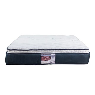 Foto 2 | Colchón Spring Air Monaco Color Azul Queen Size + Almohada One + Sábanas Softy