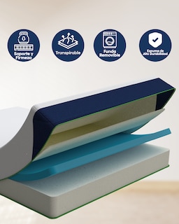 Foto 6 | Colchón En Caja Matrimonial Dr Joohn Zen Confort Memory Foam 20cm