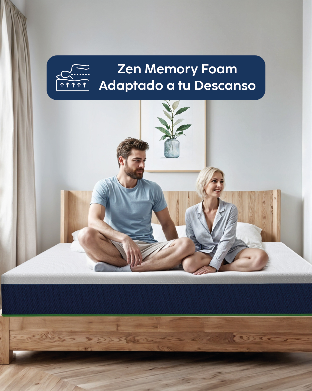 Foto 6 pulgar | Colchón En Caja King Size Dr Joohn Zen Confort Memory Foam 20cm