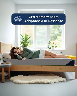 Foto 5 | Colchón En Caja Individual Dr Joohn Zen Confort Memory Foam 20cm