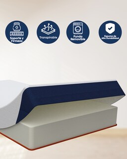 Foto 6 | Colchón En Caja Individual Dr Joohn Zen Confort Memory Foam 20cm