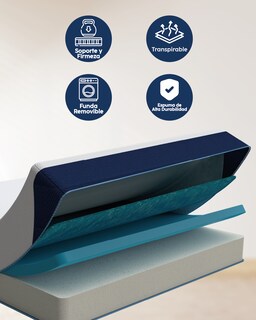 Foto 6 | Colchón En Caja Matrimonial Dr Joohn Zen Confort Memory Gel 20cm