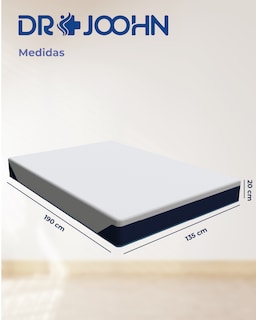 Foto 8 | Colchón En Caja Matrimonial Dr Joohn Zen Confort Memory Gel 20cm