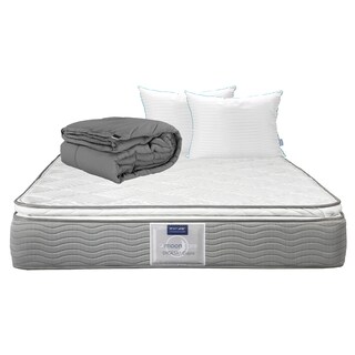 Foto 1 | Colchón Dicasa Cupra Color Plata King Size + Almohada Royal Twin + Edredón Homy