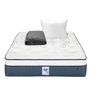 Foto 1 | Colchón Spring Air Cantabria Color Vivos Dorados King Size + Almohada Royal + Protector Lux