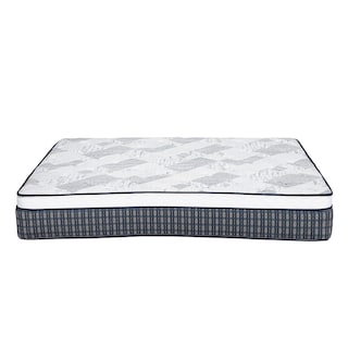 Foto 4 | Colchón Spring Air Cardona Color Cuadros Azules Matrimonial + Almohada Royal + Protector Ultra