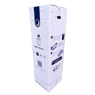 Foto 4 | Colchón Restonic Roll Color Blanco Queen Size + Almohada Royal Twin + Protector Lux + Sábanas Royal